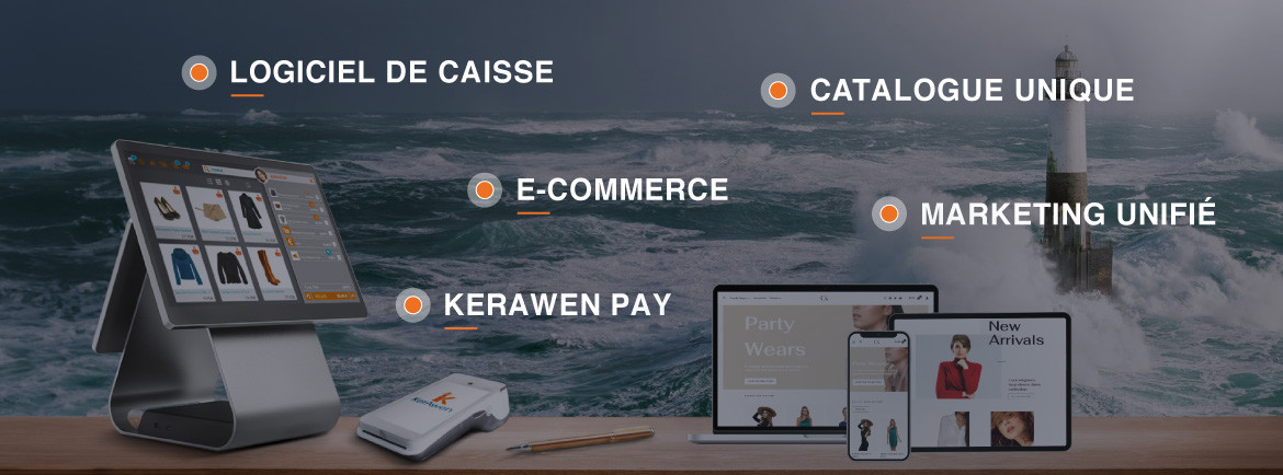KerAwen - Caisse omnicanale et accessoires